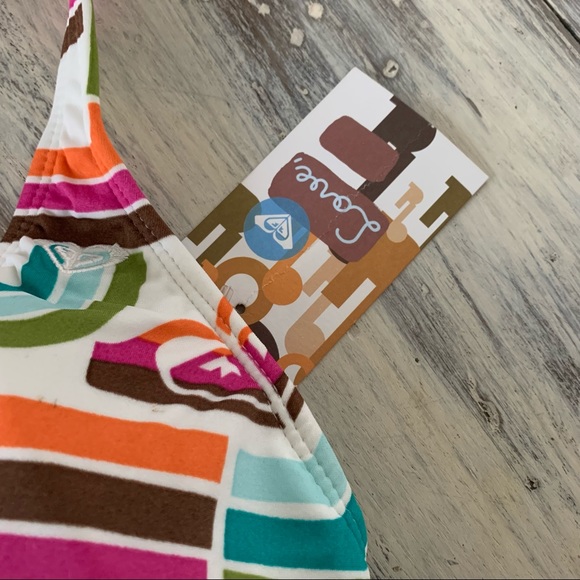 Roxy Love 70's retro halter bikini top - Picture 4 of 7